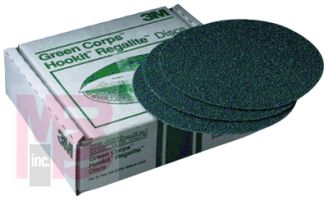 3M 750U Green Corps Hookit Regalite Disc 8 in - Micro Parts & Supplies, Inc.