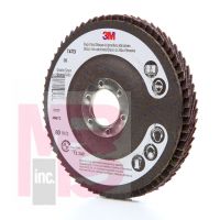 3M 747D Flap Disc T27 4-1/2 in x 7/8 in 36 X-weight - Micro Parts & Supplies, Inc.