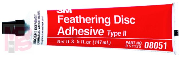 3M 8051 Feathering Disc Adhesive (Type 2) 5 oz Tube - Micro Parts & Supplies, Inc.