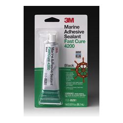 3M 06564 Marine Adhesive/Sealant Fast Cure 4200 6564 Black Gallon - Micro Parts & Supplies, Inc.