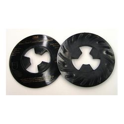 3M 81733 Disc Pad Face Plate Ribbed 5 in Hard Black - Micro Parts & Supplies, Inc.