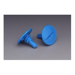 3M Roloc+ Button 6, 3/8 in Blue, 5 per case
