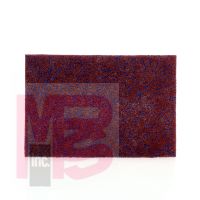 3M Scotch-Brite Hand Pad 7447  HP-HP  A/O Very Fine  Maroon  6 in x 9 in