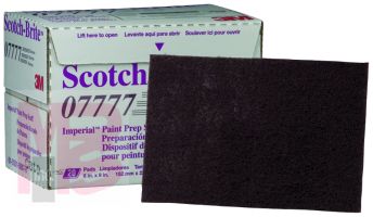 3M 7777 Scotch-Brite Paint Prep Scuff Hand Pad Maroon - Micro Parts & Supplies, Inc.
