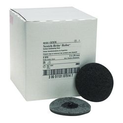 Scotch-Brite Roloc Surface Conditioning Disc TR 07514, 3 in x NH S SFN, 25 per box 4 boxes per case