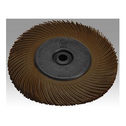 3M BB-ZB Scotch-Brite Radial Bristle Brush 6 in x 1/2 in x 1 in 36 With Adapter - Micro Parts & Supplies, Inc.