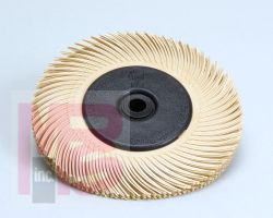 3M BB-ZB Scotch-Brite Radial Bristle Brush 6 in x 7/16 in x 1 in 6 Micron with Adapter - Micro Parts & Supplies, Inc.