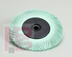 3M BB-ZB Scotch-Brite Radial Bristle Brush 6 in x 7/16 in x 1 in 1 Micron with Adapter - Micro Parts & Supplies, Inc.