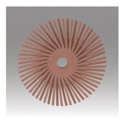 Scotch-Brite Radial Bristle Disc, 3 in x 3/8 in SPA, 10 per inner, 40 per case