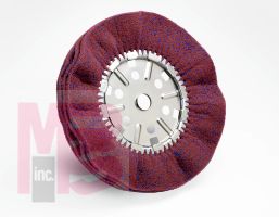 3M HS-SB Scotch-Brite(TM) Satin Pleated Buff Wheel 19 in x 2 in x 2-1/4 in 4A FIN - Micro Parts & Supplies, Inc.