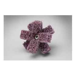 3M BF-XB Scotch-Brite Cross Buff 2 in x 1/2 in x 2 PLY x 8-32 High Strength A MED - Micro Parts & Supplies, Inc.