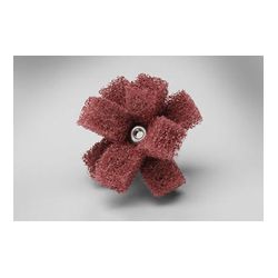 3M HS-XB Scotch-Brite Cross Buff 2 in x 1/2 in x 2 PLY x 8-32 High Strength A VFN - Micro Parts & Supplies, Inc.