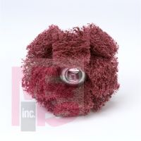 3M HS-XB Scotch-Brite Cross Buff 1 in x 3/8 in x 2 PLY x 8-32 High Strength A VFN - Micro Parts & Supplies, Inc.