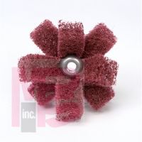 3M HS-XB Scotch-Brite Cross Buff 1-1/2 in x 3/8 in x 2 PLY x 8-32 High Strength A VFN - Micro Parts & Supplies, Inc.