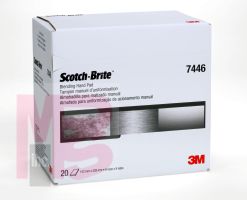 3M 7446 Scotch-Brite Blending Hand Pad  6 in x 9 in S MED - Micro Parts & Supplies, Inc.