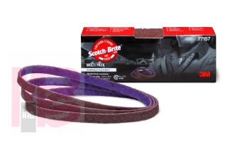 3M Scotch-Brite Durable Flex Surface Conditioning Belt Multipack 1/2 in x 18 in A MED 10 per case