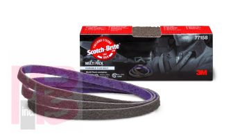 3M Scotch-Brite Durable Flex Surface Conditioning Belt Trial Pack 1/2 in x 18 in A CRS 10 per case