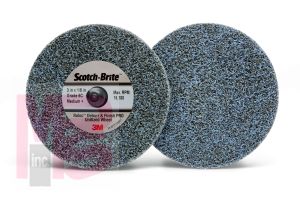 3M Scotch-Brite Roloc Deburr and Finish PRO Unitized Wheel  TR 3 in x 1/4 in x NH 2S FIN 40 per case