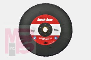 3M Scotch-Brite Clean and Strip XT Pro Disc  TN Quick Change  7 in x 5/8 in-11  S XCS  5 per case
