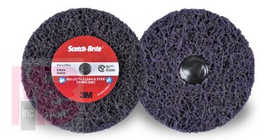 3M Scotch-Brite Roloc + Clean and Strip XT Pro Disc  TR+  4 in x 1/2 in  S XCS  10 per case