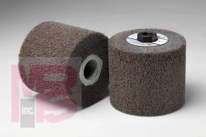 3M HS-MF Scotch-Brite Match and Finish High Strength Flap Brush 4-1/2 in x 4 in x 5/8-11 7A MED - Micro Parts & Supplies, Inc.