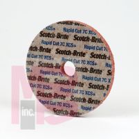 3M RC-UW Scotch-Brite(TM) Rapid Cut Unitized Wheel 6 in x 1/2 in x 1/2 in 7C XCS+ - Micro Parts & Supplies, Inc.