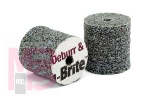 3M Scotch-Brite Deburr and Finish PRO Unitized Wheel  1 in x 1 in x 3/16 in 2S FIN 50 per case