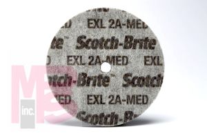 3M Scotch-Brite EXL Unitized Wheel  10 in x 1/2 in x 1-1/4 in  2A MED  2 per case