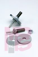 3M 4021 Unitized Wheel Mandrel 3-1/16 in x 1/4 in x 2-1/2 in - Micro Parts & Supplies, Inc.