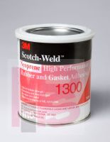 3M 1300-1quart Neoprene High Performance Rubber And Gasket Adhesive Yellow, 1 Quart - Micro Parts & Supplies, Inc.