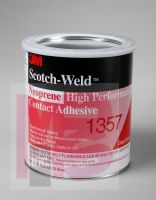 3M 1357-Neutral-1gal Neoprene High Performance Contact Adhesive 1357 Light Yellow, 1 Gallon - Micro Parts & Supplies, Inc.