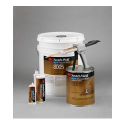 3M Scotch-Weld Structural Plastic Adhesive 8005 Black , Base, 50 Gal Drum, 1 per case