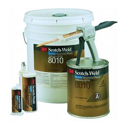 3M Scotch-Weld Structural Plastic Adhesive 8010NS Part B Pink/Amber (B), 55 gal Drum (50), 50 gallons per case