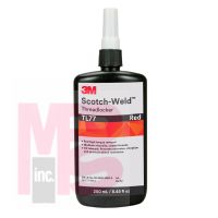 3M TL77 Scotch-Weld(TM) Threadlocker Red  8.45 fl oz/250 mL Bottle - Micro Parts & Supplies, Inc.