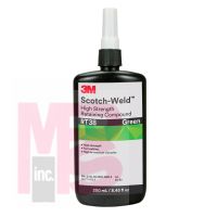 3M RT38 Scotch-Weld High Strength Retaining Compound Green 250 mL Btl - Micro Parts & Supplies, Inc.