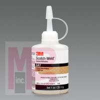 3M CA-7-1oz Scotch-Weld(TM) Instant Adhesive Clear  1 fl oz - Micro Parts & Supplies, Inc.