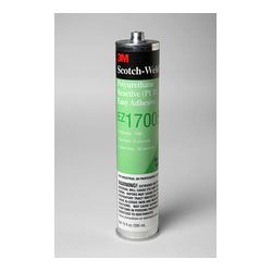 3M Scotch-Weld Polyurethane Reactive (PUR) Easy Adhesive EZ17005, 1/10 gal cartridge, 5 per case, Applicator Needed