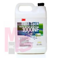 3M Fast Tack Water Based Adhesive 1000NF  Neutral 1 Gallon Drum 4 per case