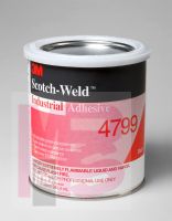 3M 4799-1quart Industrial Adhesive Black, 1 Quart, - Micro Parts & Supplies, Inc.