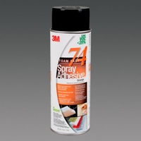 3M 74 Foam Fast Spray Adhesive Low VOC <25% Orange, - Micro Parts & Supplies, Inc.
