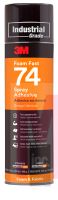 3M 74 Foam Fast Spray Adhesive Orange, Net Wt 16.9 oz, - Micro Parts & Supplies, Inc.