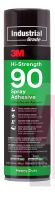 3M Hi-Strength Spray Adhesive 90  Clear  16 fl oz Can (Net Wt 12.23
