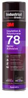 3M 78 Polystyrene Insulation 78 Spray Adhesive Clear, Net Wt 17.9 oz, - Micro Parts & Supplies, Inc.