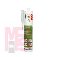 3M Sealant 740 UV Black 290mL Cartridge 12 per case.  NOT FOR RETAIL/CONSUMER USE.