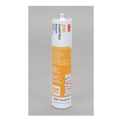 3M 230 Crystal Clear Sealant 310 mL Cartridge, - Micro Parts & Supplies, Inc.