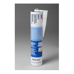 3M Polyurethane Adhesive Sealant 560 Black, 10.5 oz Cartridge,12 per case. NOT FOR RETAIL/CONSUMER USE.