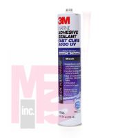 3M Marine Adhesive Sealant 4000 UV Black  10 fl oz/295 mL Cartridge 12 per case