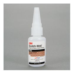 3M Scotch-Weld Plastic & Rubber Instant Adhesive PR5, 1 oz/28.3 g Bottle, 10 per case