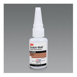 3M Scotch-Weld Flexible Instant Adhesive FLX300, 20 Gram/.71 oz Bottle, 10 per case