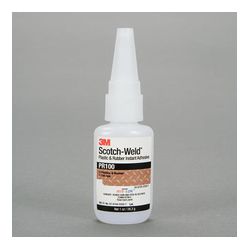 3M Scotch-Weld Plastic & Rubber Instant Adhesive PR100, 1 oz/28.3 g Bottle, 10 per case